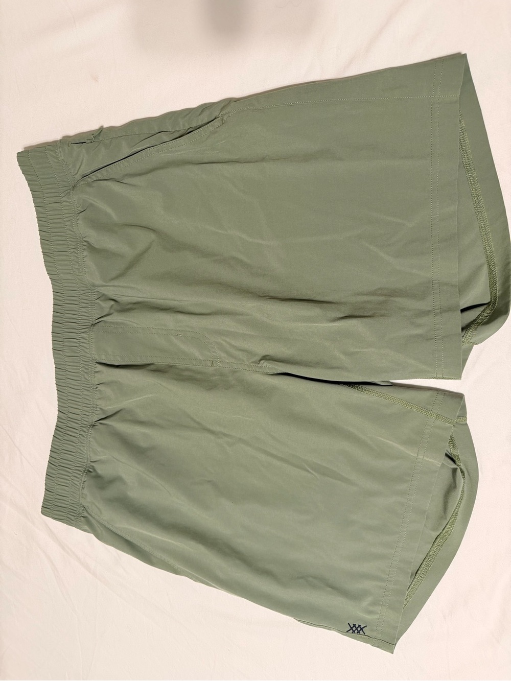 RHONE Men's Athletic Shorts in Sage Green